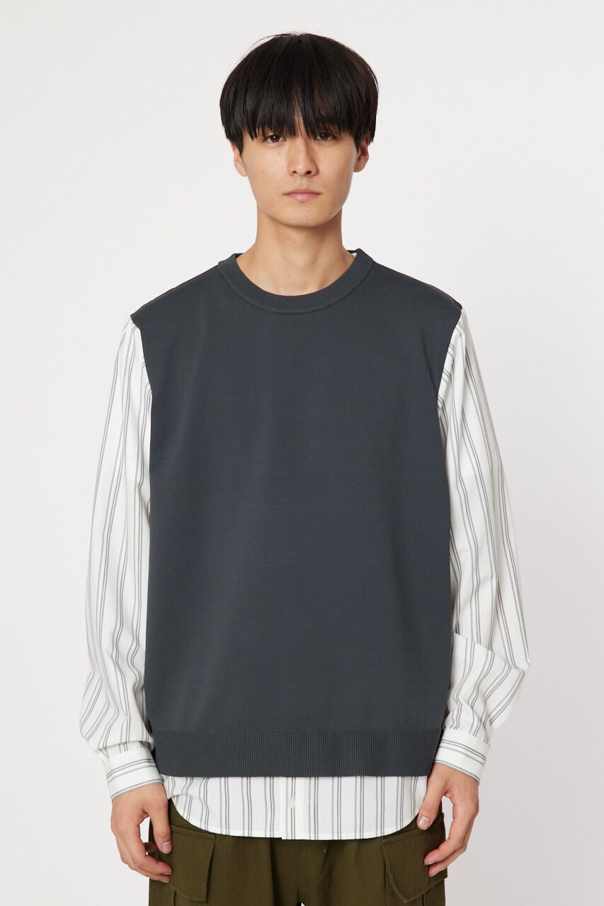 RODEO CROWNS「シャツコンビニット」|ニット・セーター|