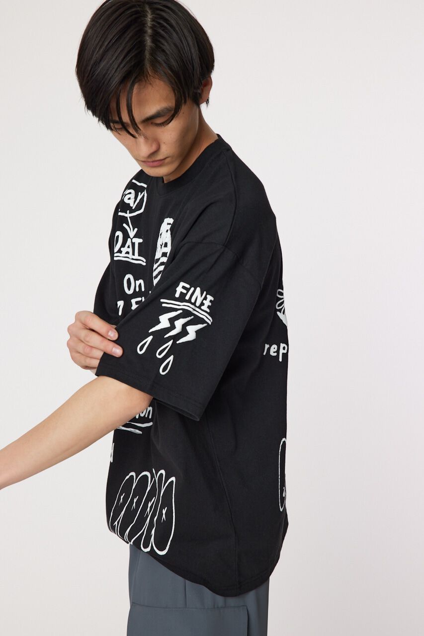 RODEO CROWNS「ラクガキハッポウ Tシャツ」|Tシャツ・カットソー|