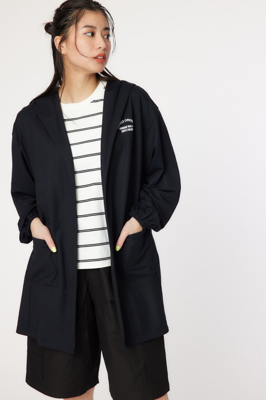 RODEO CROWNS「RNカノコフードトッパー」|カーディガン|BLK