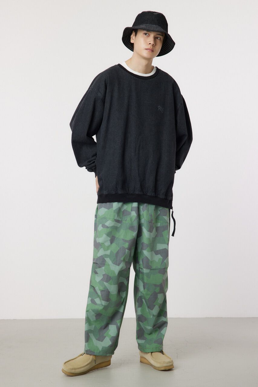 RODEO CROWNS「side-zip denim TOPS」|シャツ・ブラウス|