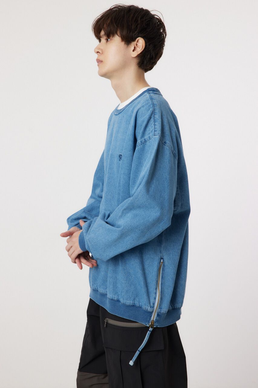 RODEO CROWNS「side-zip denim TOPS」|シャツ・ブラウス|