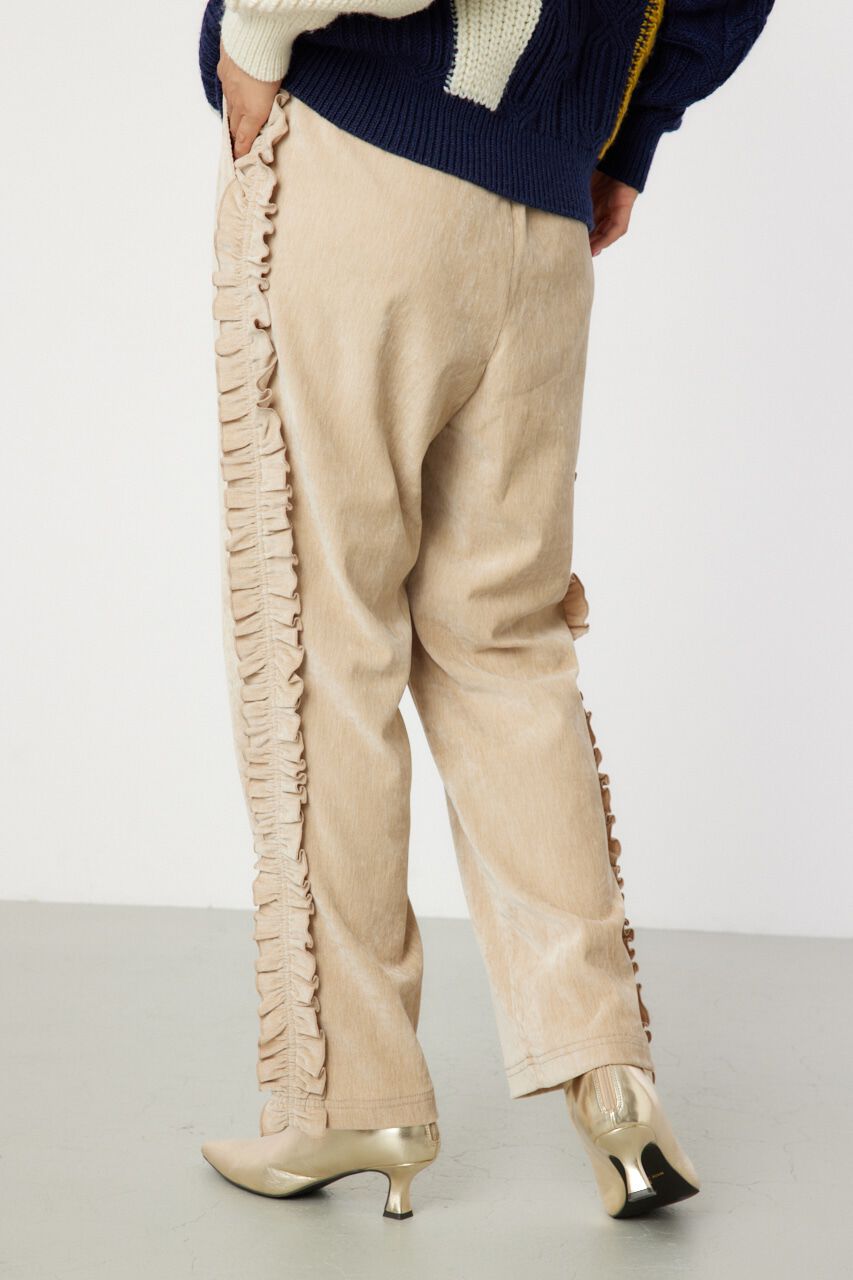 RODEO CROWNS「サイドフリルベロアパンツ」|その他|