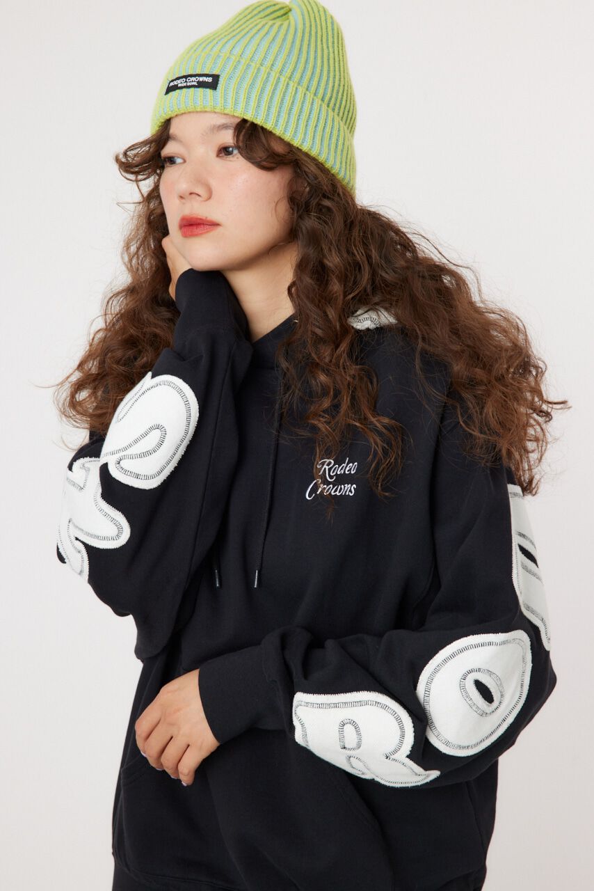RODEO CROWNS「リバースパッチLOGOパーカー」|パーカー|