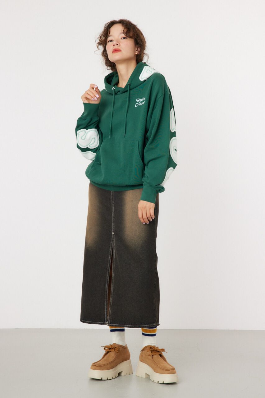 RODEO CROWNS「リバースパッチLOGOパーカー」|パーカー|