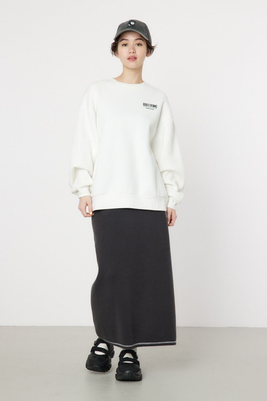 RODEO CROWNS「LOGOニットコンビスカート」|その他|