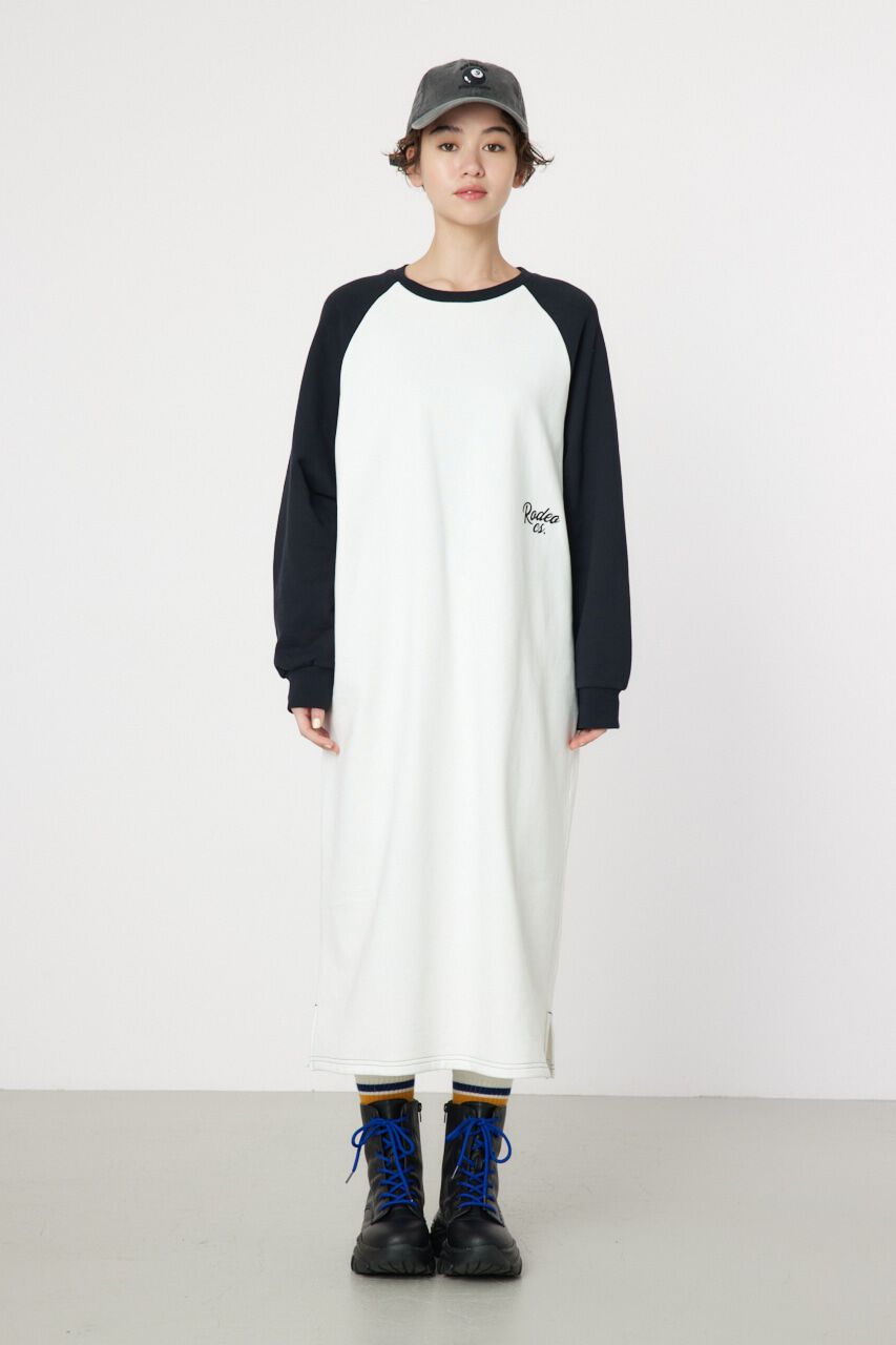 RODEO CROWNS「ラグランカラーステッチワンピース」|ワンピース|