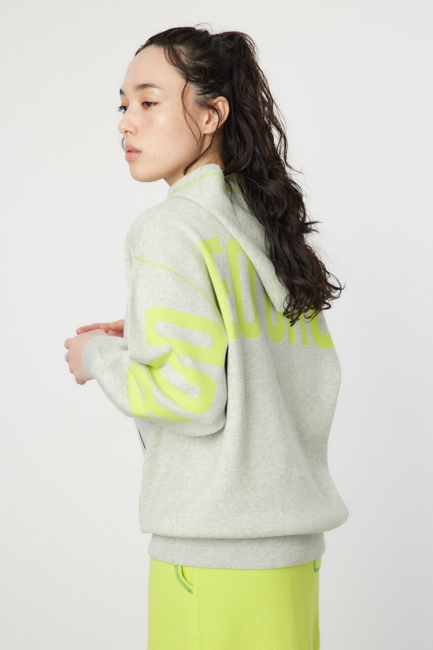 RODEO CROWNS「スウェットライクバックロゴニットフーディー」|ニット・セーター|