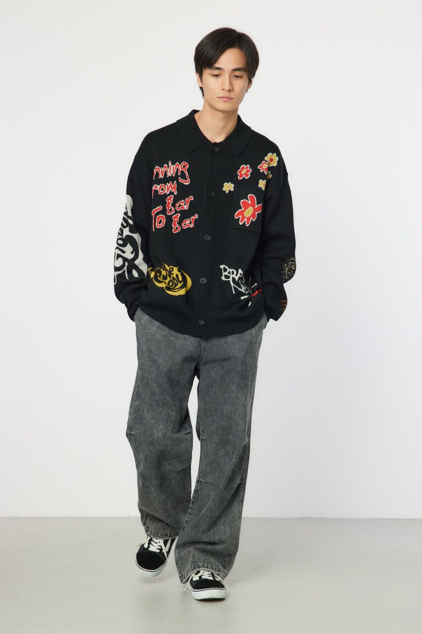 RODEO CROWNS「フリーパターンニットカーデ」|カーディガン|