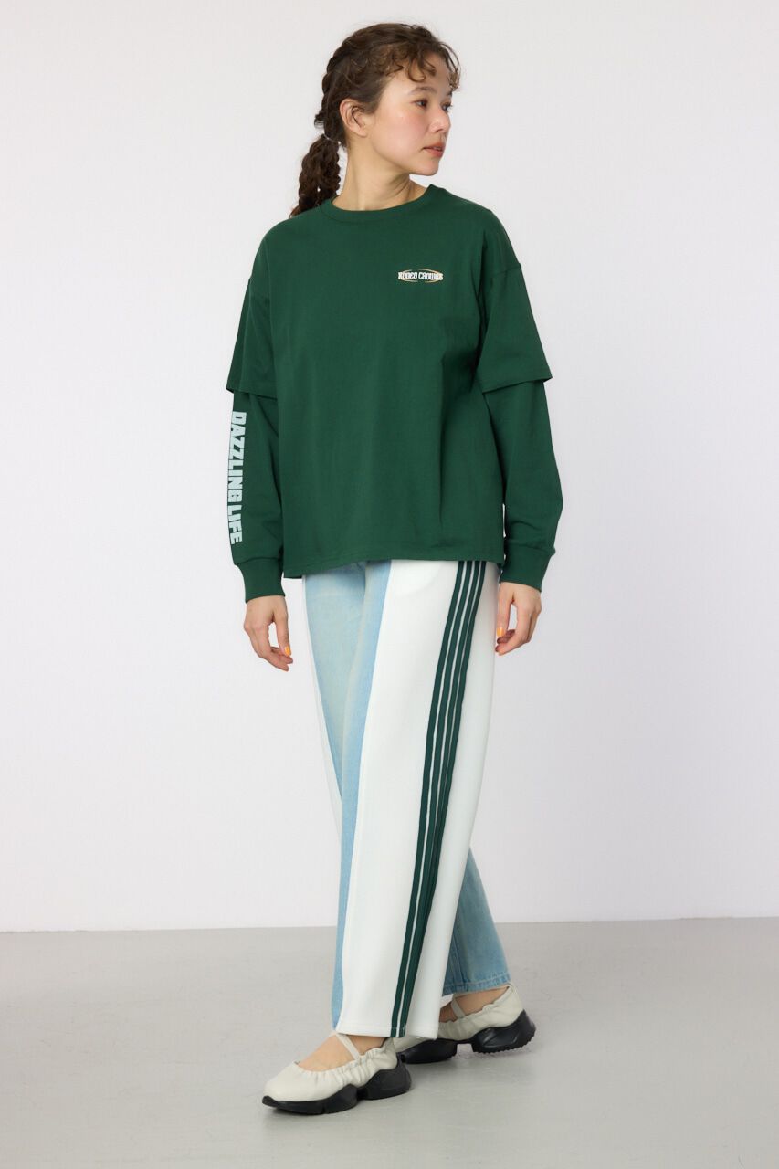 RODEO CROWNS「VintageフェイクレイヤードロングスリーブTシャツ」|Tシャツ・カットソー|