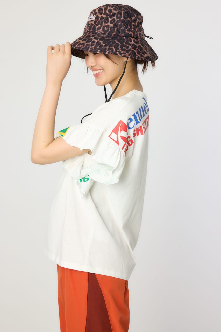 RODEO CROWNS「カスタムリメイクフリルアームトップス」|Tシャツ・カットソー|