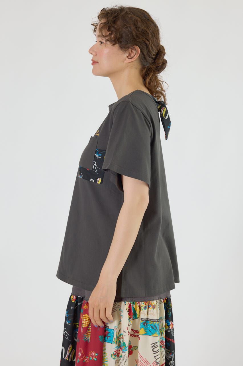 RODEO CROWNS「バックリボンアロハTシャツ」|Tシャツ・カットソー|