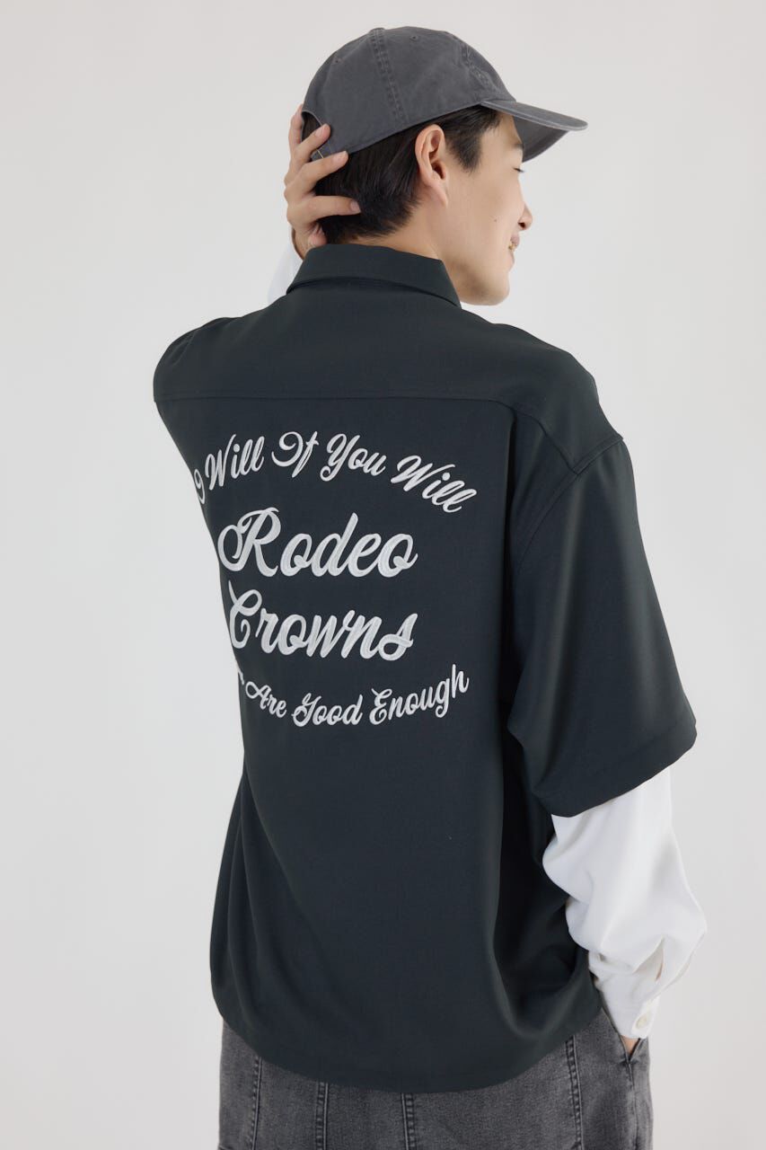 RODEO CROWNS「バックロゴレイヤードシャツ」|シャツ・ブラウス|