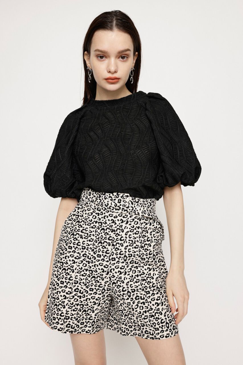 SLY「CUT LACE PUFF SLEEVE トップス」|Tシャツ・カットソー|