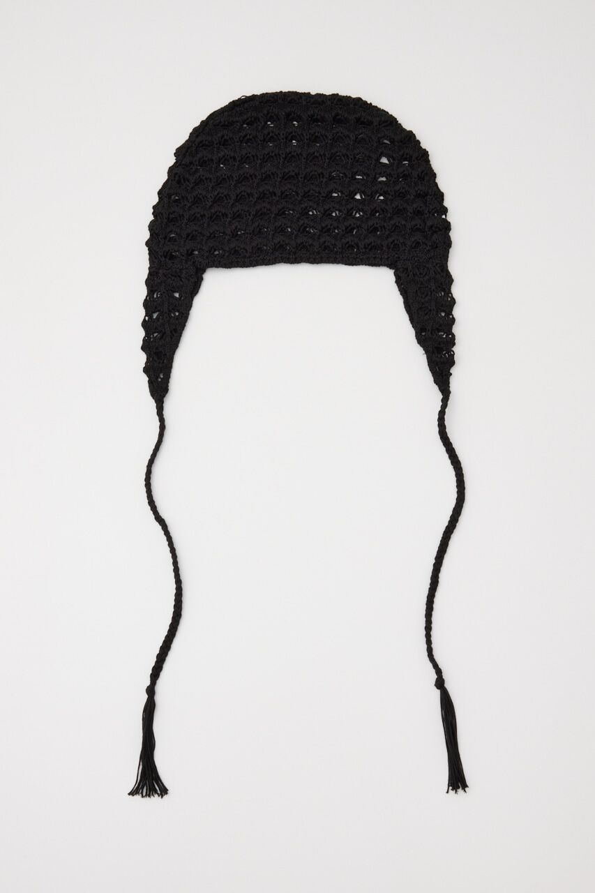 SLY「MESH KNIT FLAP キャップ」|その他|BLK