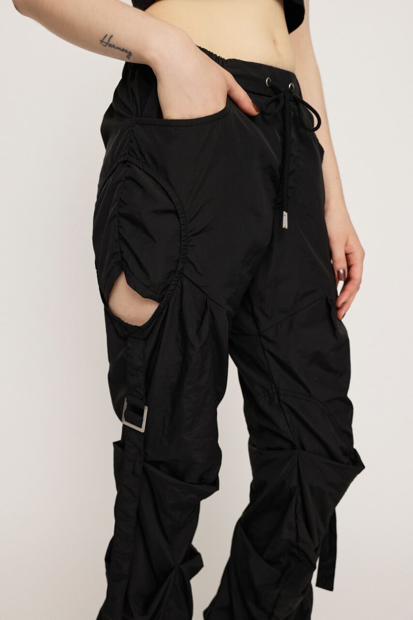 SLY「NYLON TUCK FLARE パンツ」|その他|