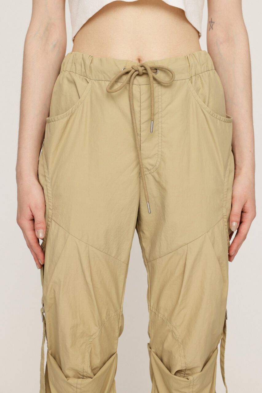 SLY「NYLON TUCK FLARE パンツ」|その他|