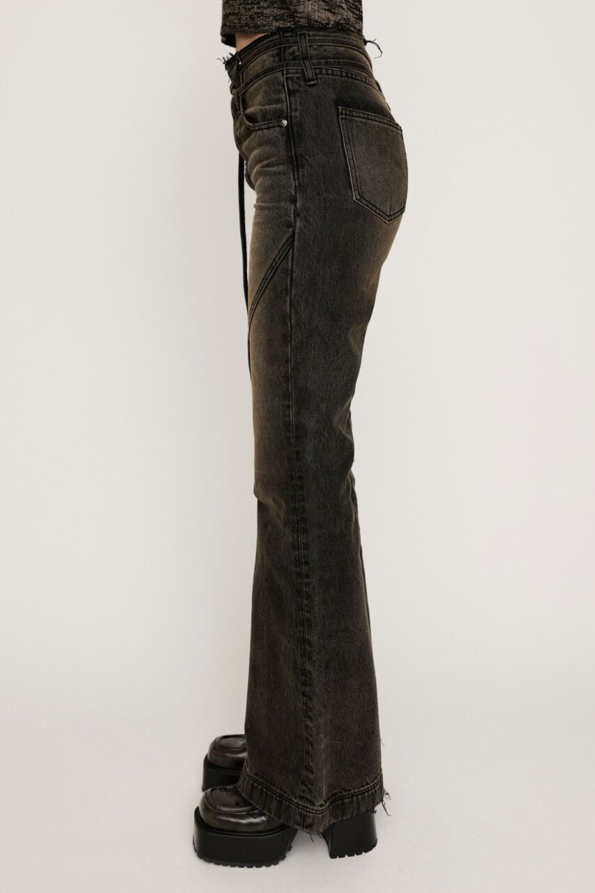 SLY「FRINGE JW FLARE PT-E」|デニム|