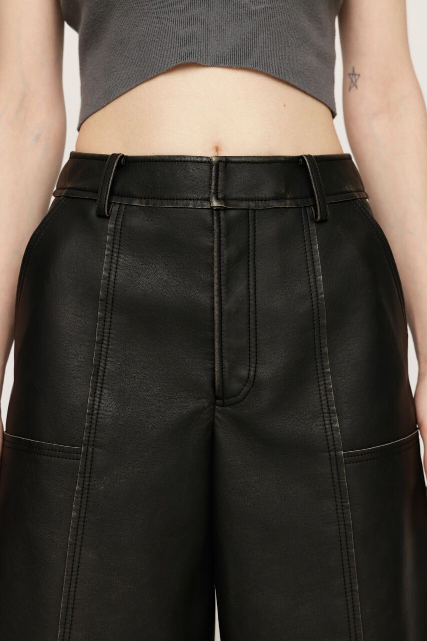 SLY「VINTAGE F／LEATHER パンツ」|その他|