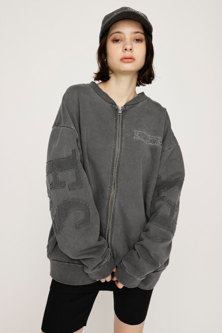 SLY「PATCH LOGO 2WAY スウェット」|Tシャツ・カットソー|BLK