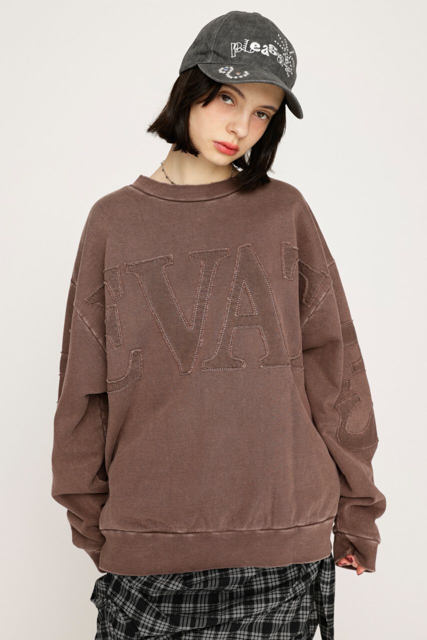 SLY「PATCH LOGO 2WAY スウェット」|Tシャツ・カットソー|BRN