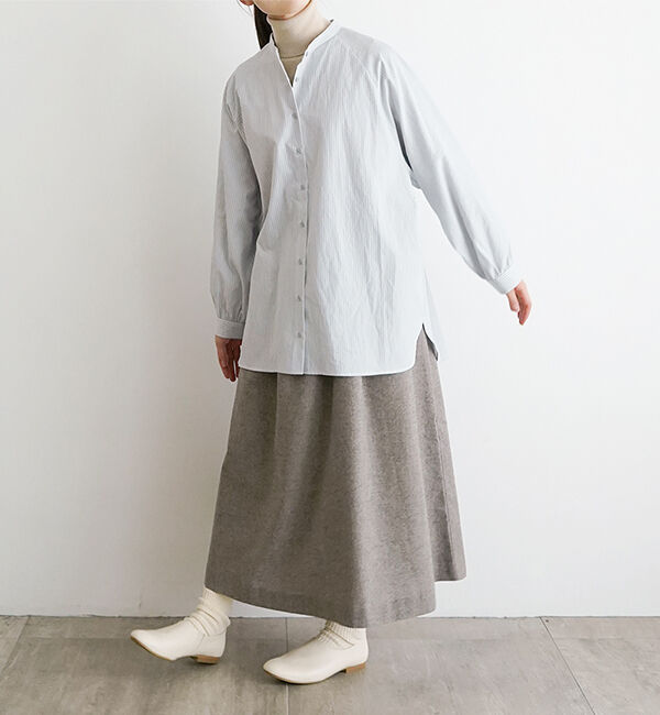 休日と詩「バターサンドシャツ」|シャツ・ブラウス|