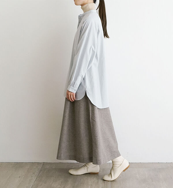 休日と詩「バターサンドシャツ」|シャツ・ブラウス|