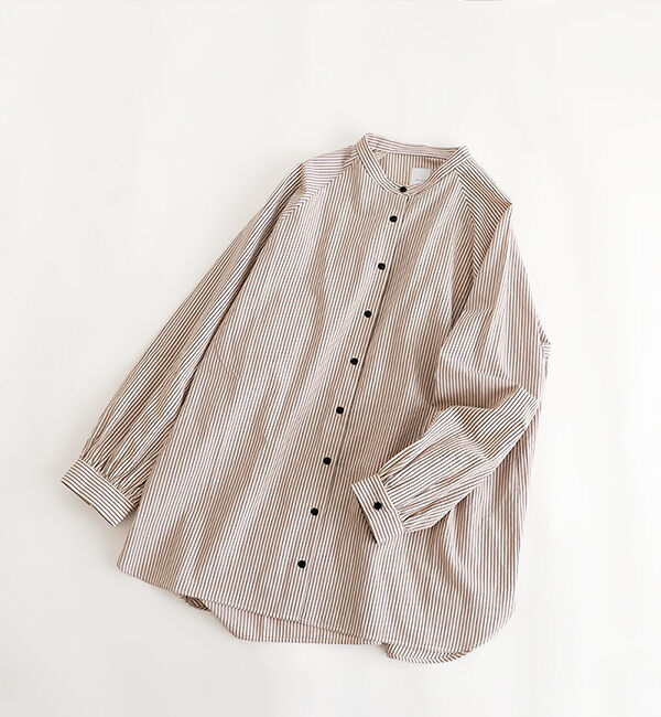 休日と詩「バターサンドシャツ」|シャツ・ブラウス|