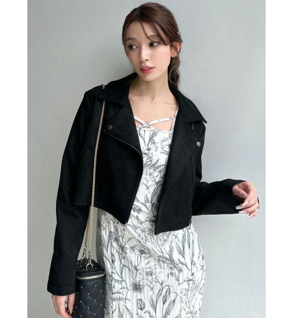 RESEXXY「フェイクスエードライダーズジャケット」|ライダースジャケット|
