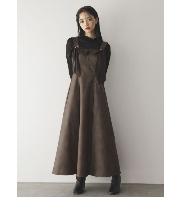 dazzlin「フロントツインリボンジャンスカ」|ワンピース|