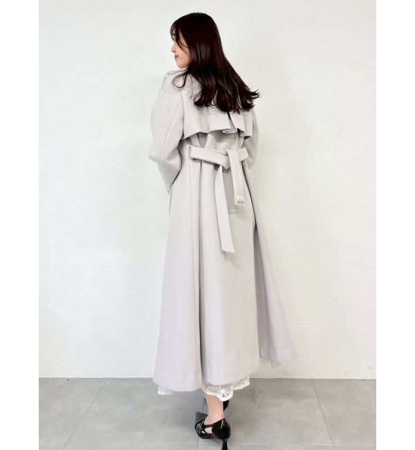 dazzlin「2WAYカラーウールライクトレンチコート」|トレンチコート|