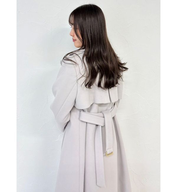 dazzlin「2WAYカラーウールライクトレンチコート」|トレンチコート|