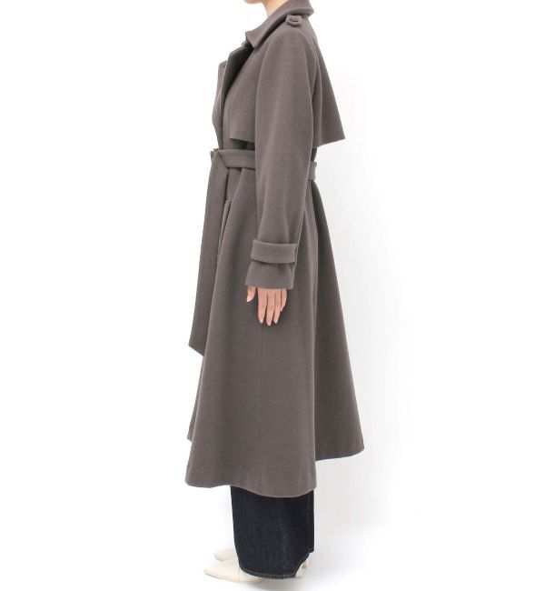 dazzlin「2WAYカラーウールライクトレンチコート」|トレンチコート|