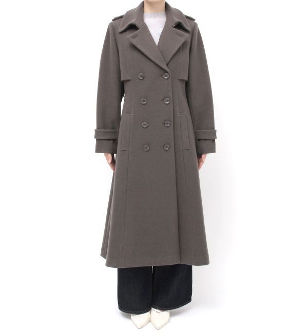 dazzlin「2WAYカラーウールライクトレンチコート」|トレンチコート|