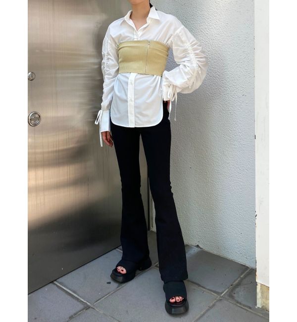 EMODA「ベアセットカーブシャツ」|シャツ・ブラウス|