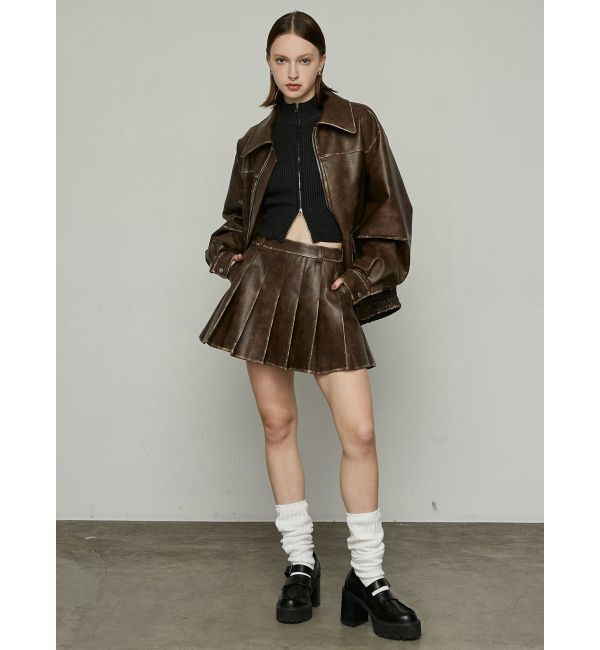 EMODA「ヴィンテージライクオーバーブルゾン」|ブルゾン・スタジャン|