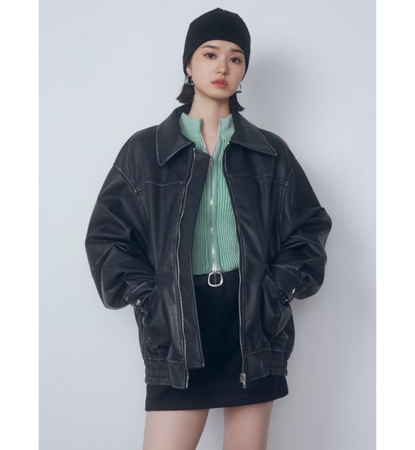 EMODA「ヴィンテージライクオーバーブルゾン」|ブルゾン・スタジャン|