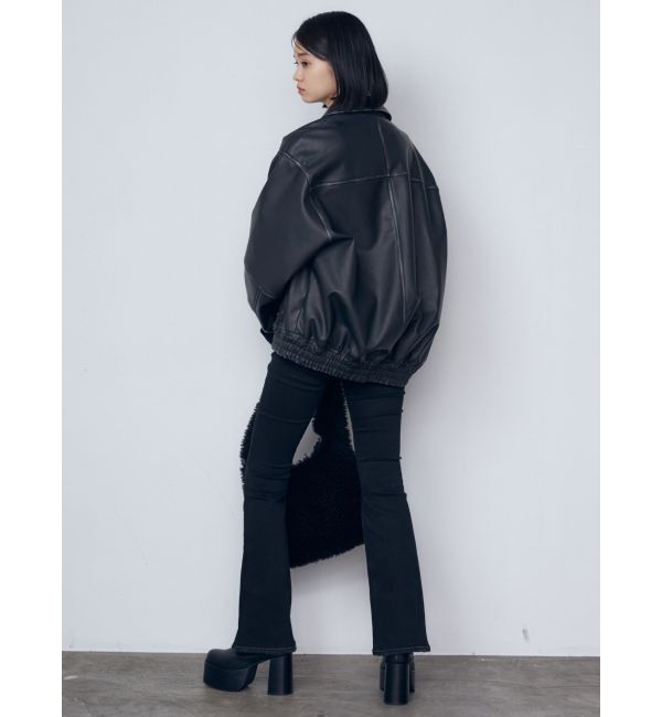 EMODA「ヴィンテージライクオーバーブルゾン」|ブルゾン・スタジャン|