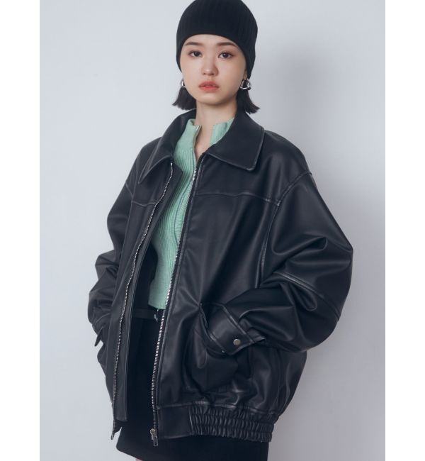 EMODA「ヴィンテージライクオーバーブルゾン」|ブルゾン・スタジャン|