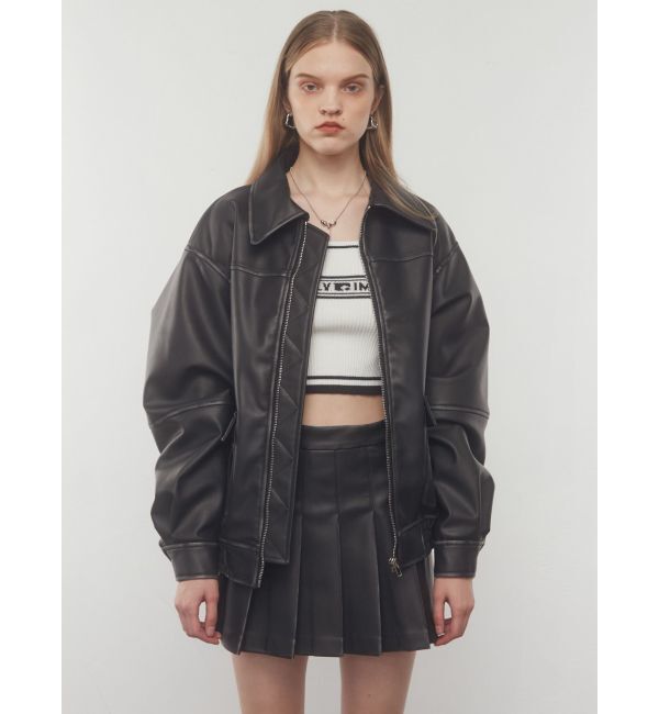 EMODA「ヴィンテージライクオーバーブルゾン」|ブルゾン・スタジャン|