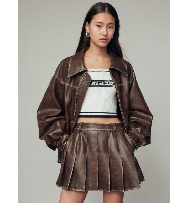 EMODA「ヴィンテージライクオーバーブルゾン」|ブルゾン・スタジャン|