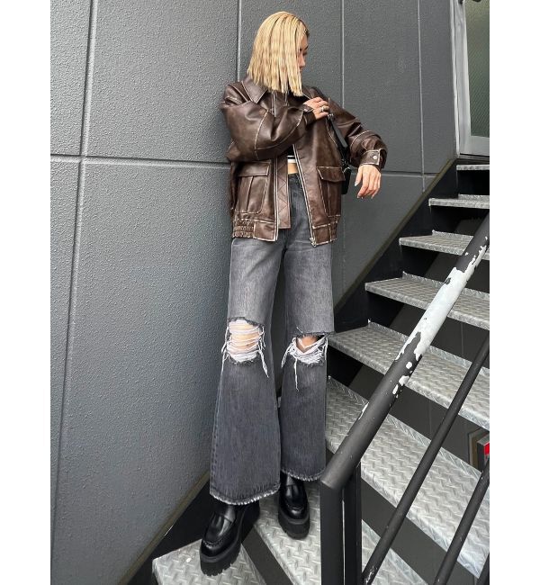 EMODA「ヴィンテージライクオーバーブルゾン」|ブルゾン・スタジャン|