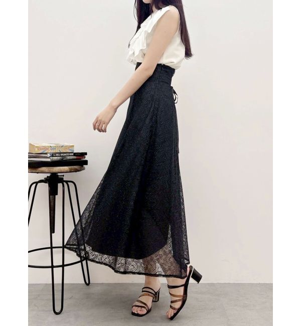 MERCURYDUO「レースフレアコルセットスカート」|スカート|