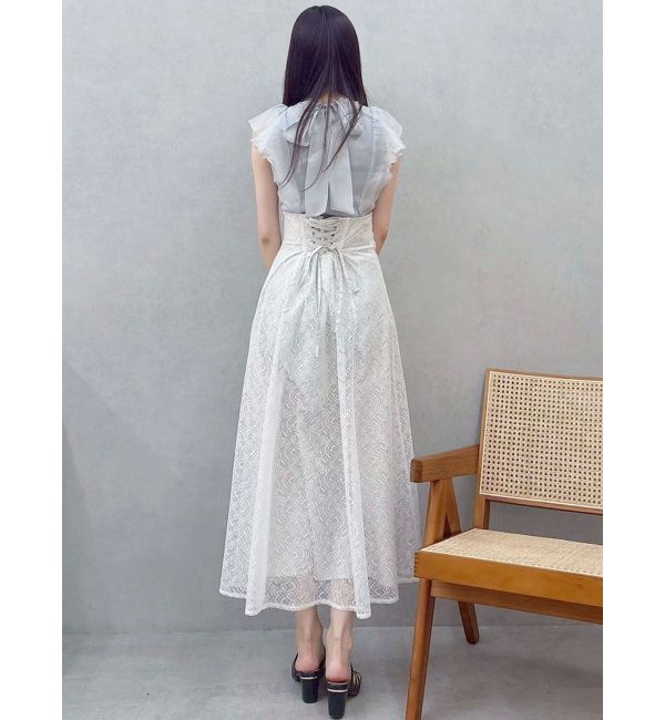 MERCURYDUO「レースフレアコルセットスカート」|スカート|