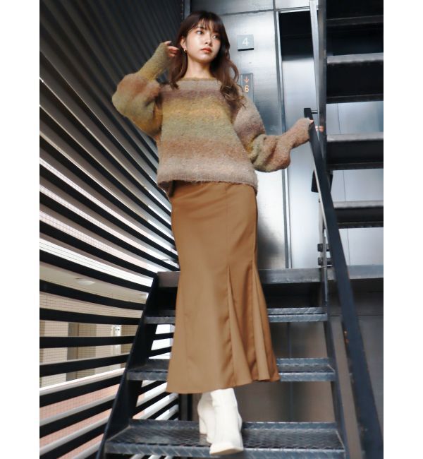 MURUA「ハイウエストナローマーメイドスカート」|スカート|