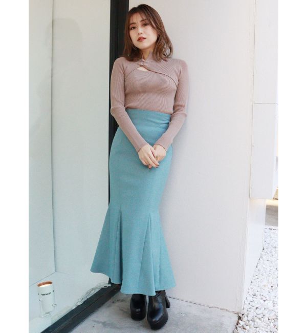 MURUA「ハイウエストナローマーメイドスカート」|スカート|