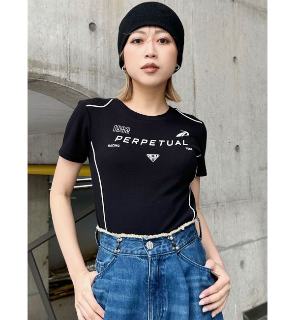 MURUA「レーシングミニTシャツ」|Tシャツ・カットソー|