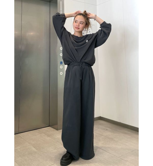 Ungrid「スウェットタックパンツ」|その他|