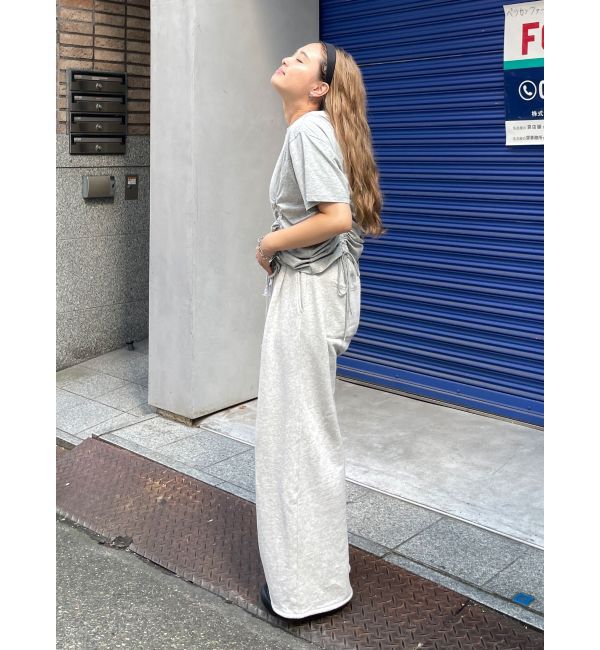 Ungrid「スウェットタックパンツ」|その他|