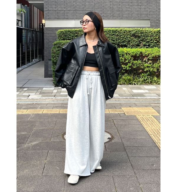 Ungrid「スウェットタックパンツ」|その他|