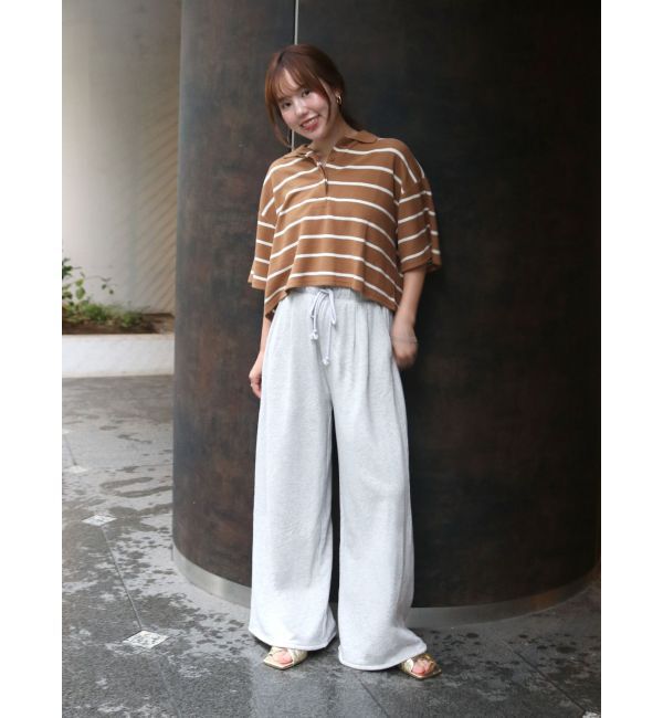 Ungrid「スウェットタックパンツ」|その他|